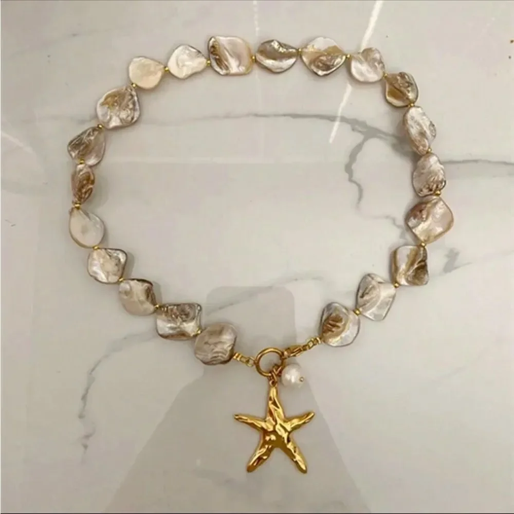Starfish necklace N722